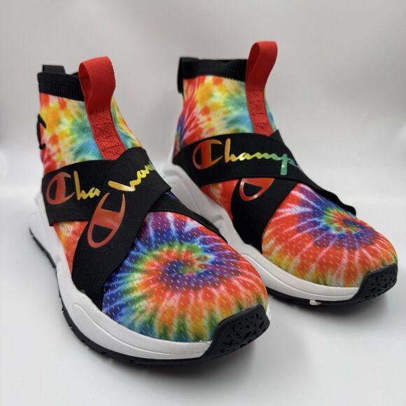 Champion Tie Dye Multicolor Rally Crossover Trainer Shoes Men\'s Size 11M main image 5